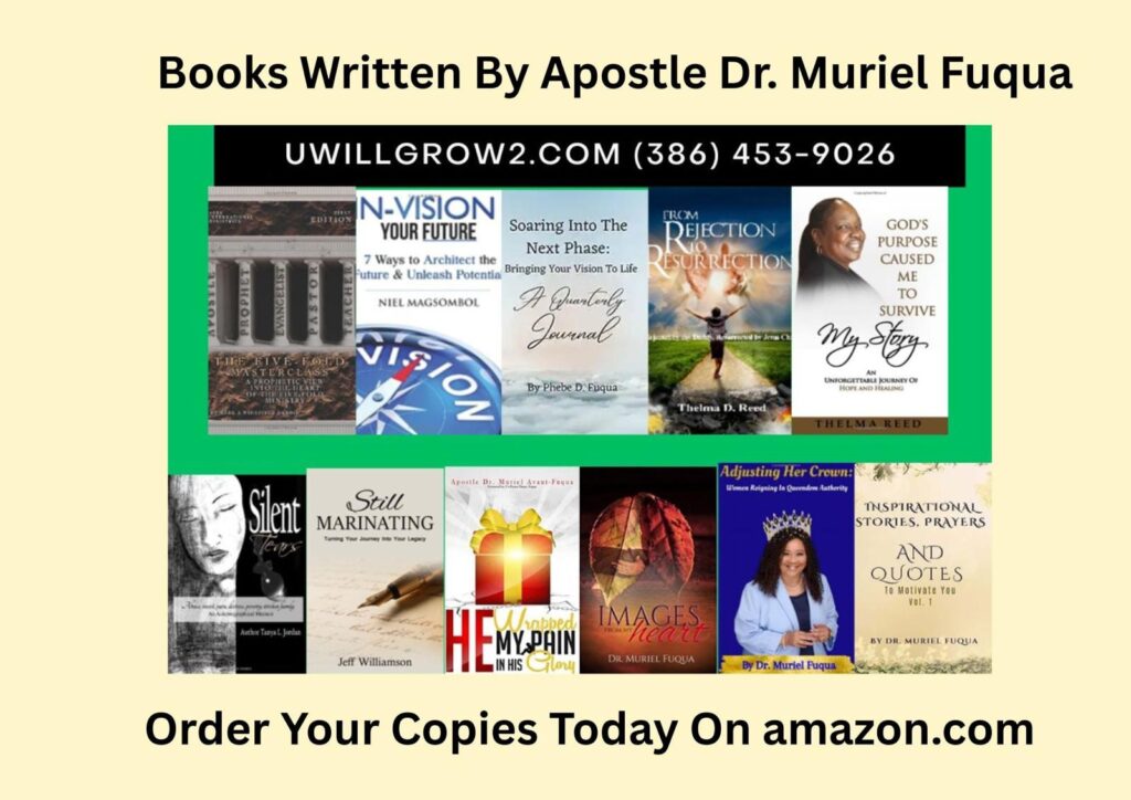 Book written Apostle Dr. Muriel